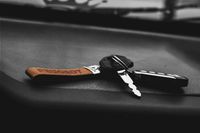 Keys laying on a table